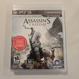 Assassin's Creed III for PS3 - New In Wrapper